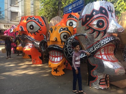 インドお祭り撮影