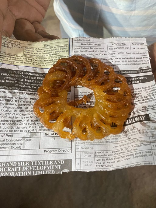 インドスイーツ撮影