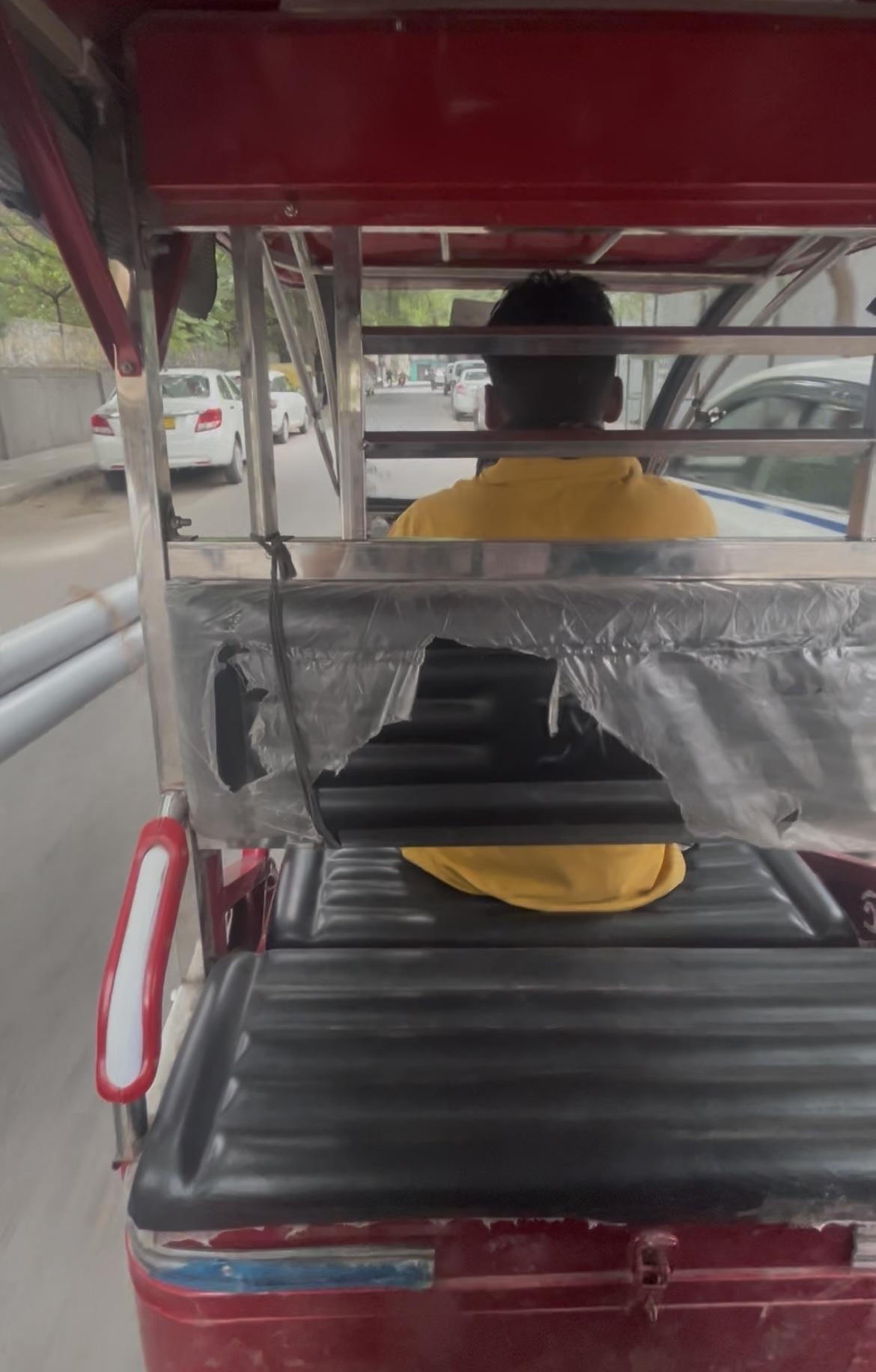 リキシャーの内側