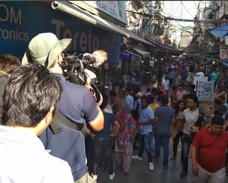 リモート撮影の様子